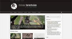 Desktop Screenshot of minaxtarantulas.se