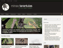 Tablet Screenshot of minaxtarantulas.se
